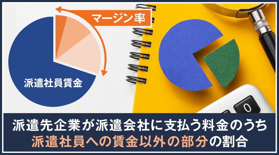 派遣会社のマージン率は平均どのくらい？計算方法や費用内訳を紹介